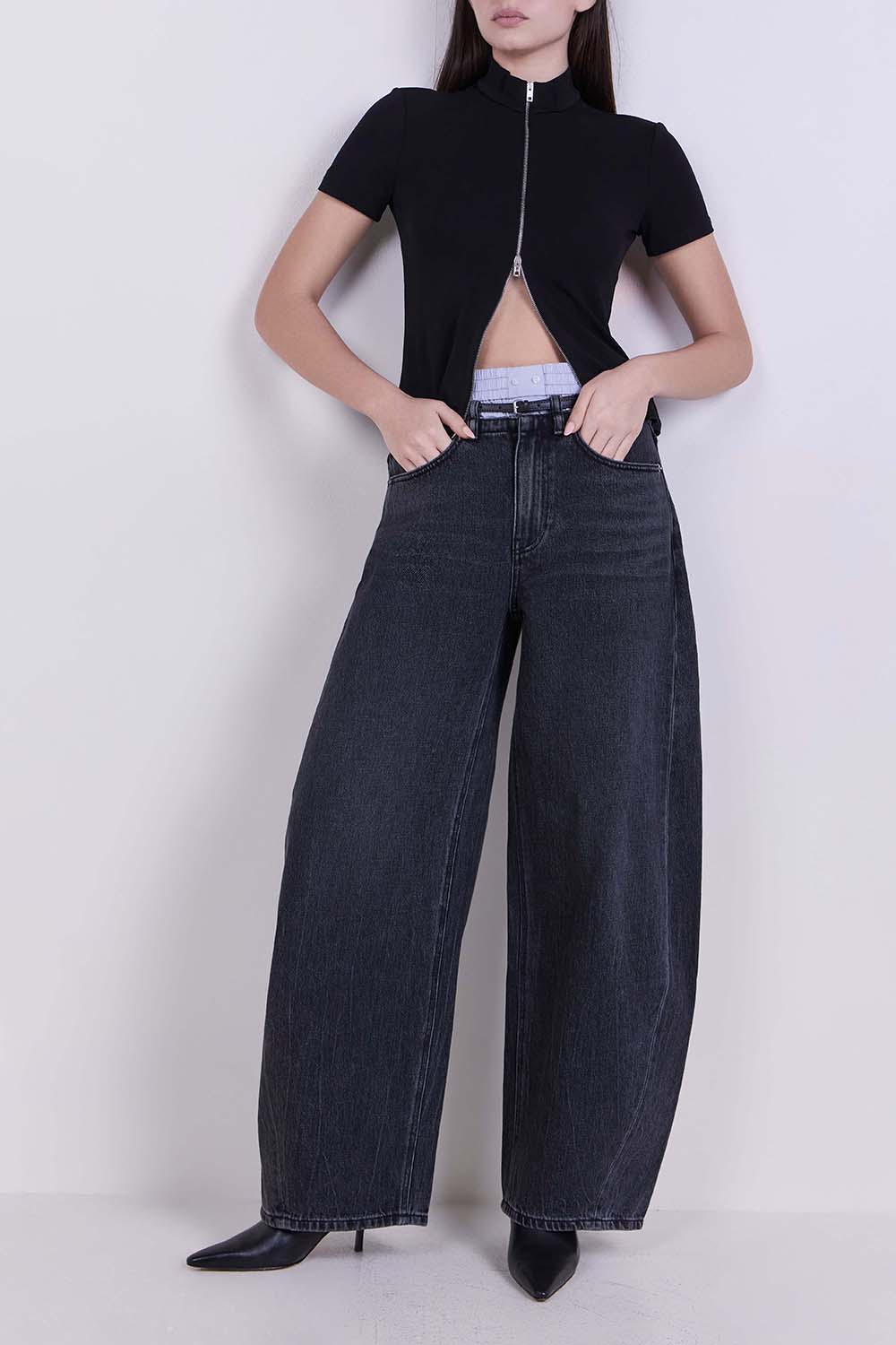 חולצת טי רוכסן